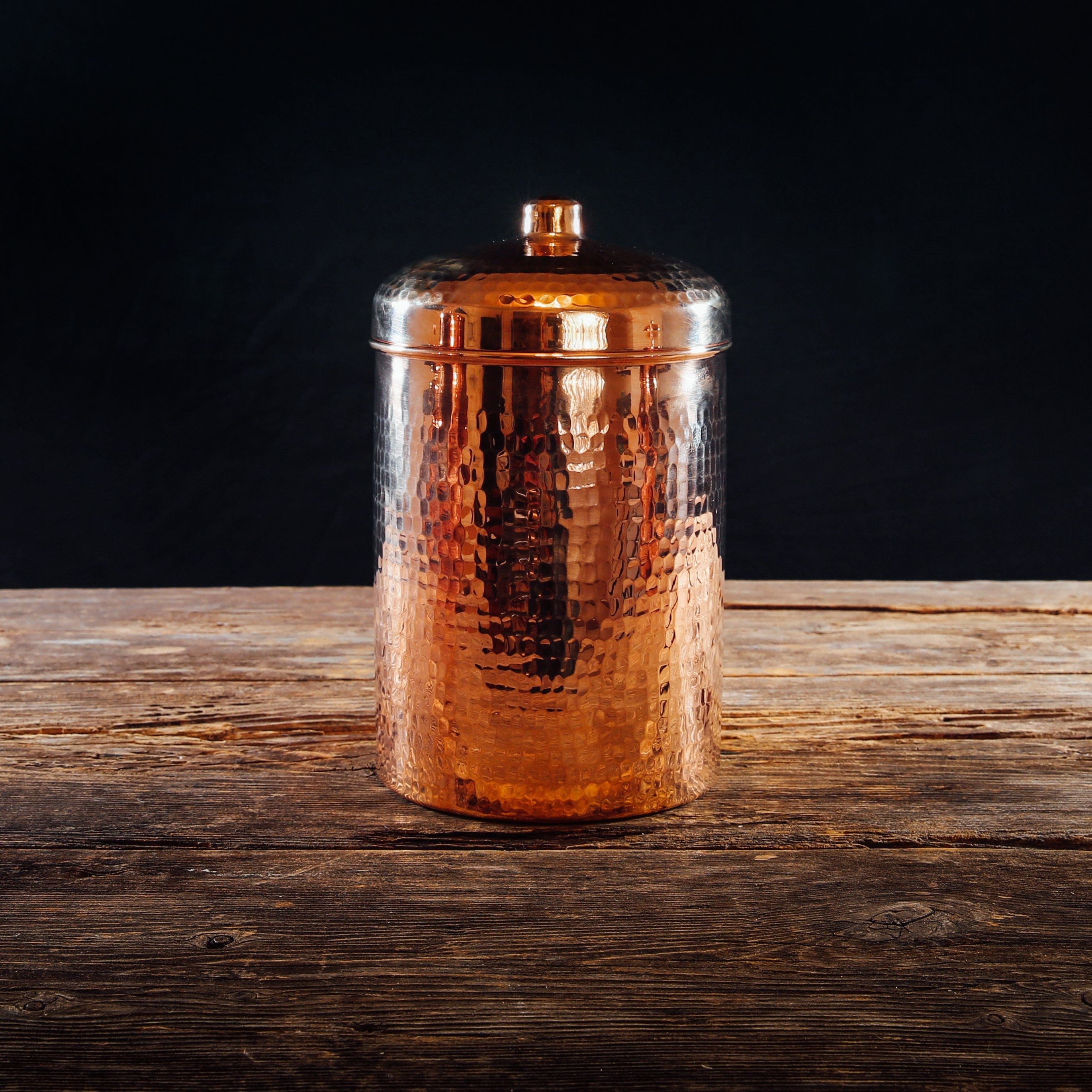 Sertodo Canisters 3.25 quart, 8x6 inch / Polish Copper Kitchen Compost Bin (Canisters)