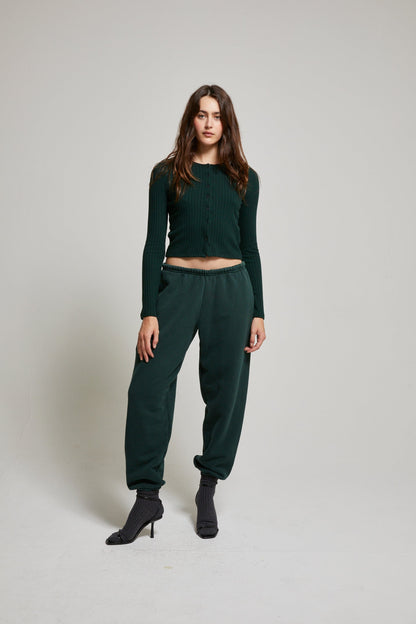 Kennedy Brushed Sweater Rib Cardigan