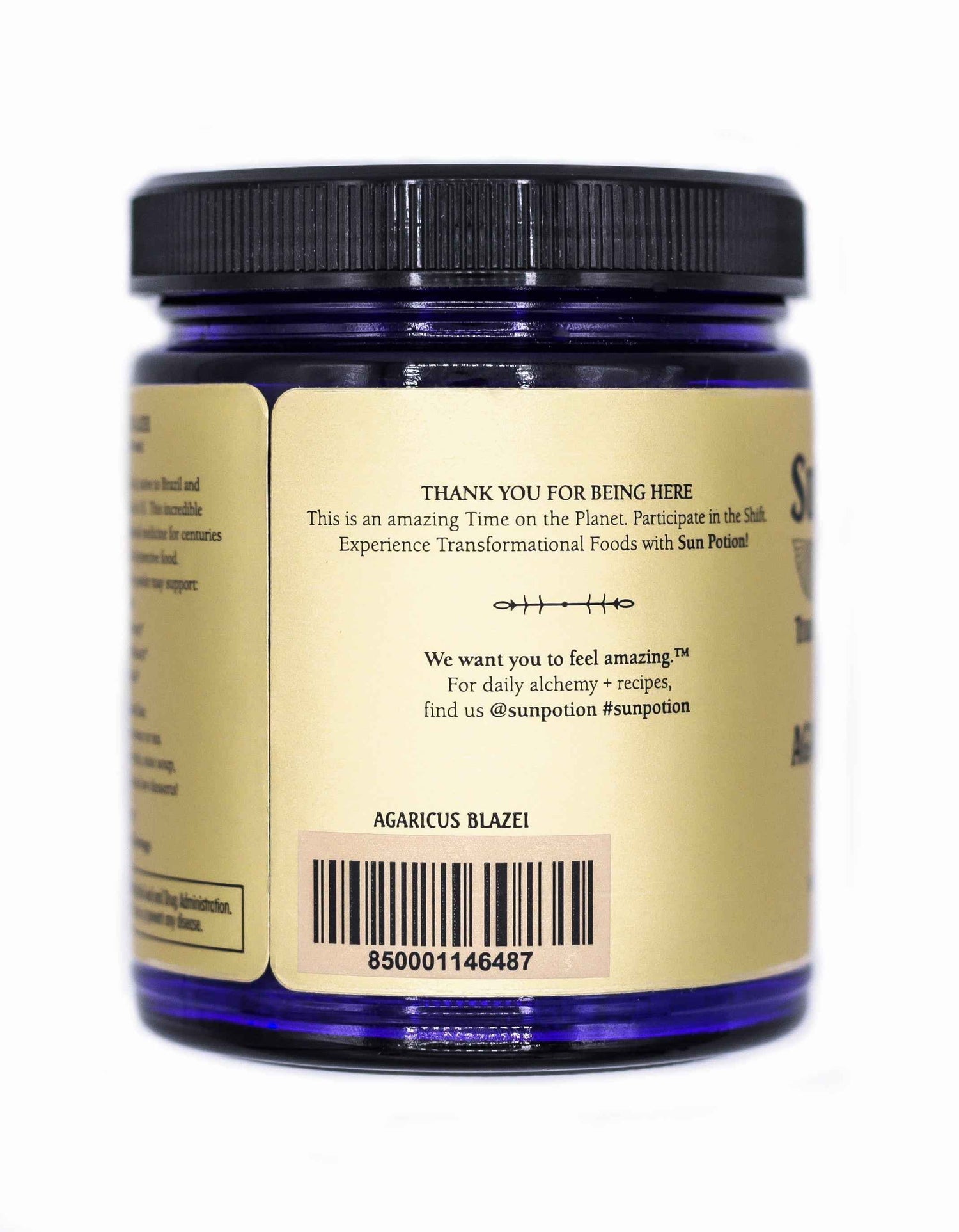 Sun Potion Adaptogen 127g - Agaricus Blazei Agaricus Blazei (Organic)