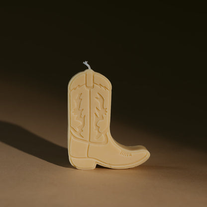 cowboy boot shape candles