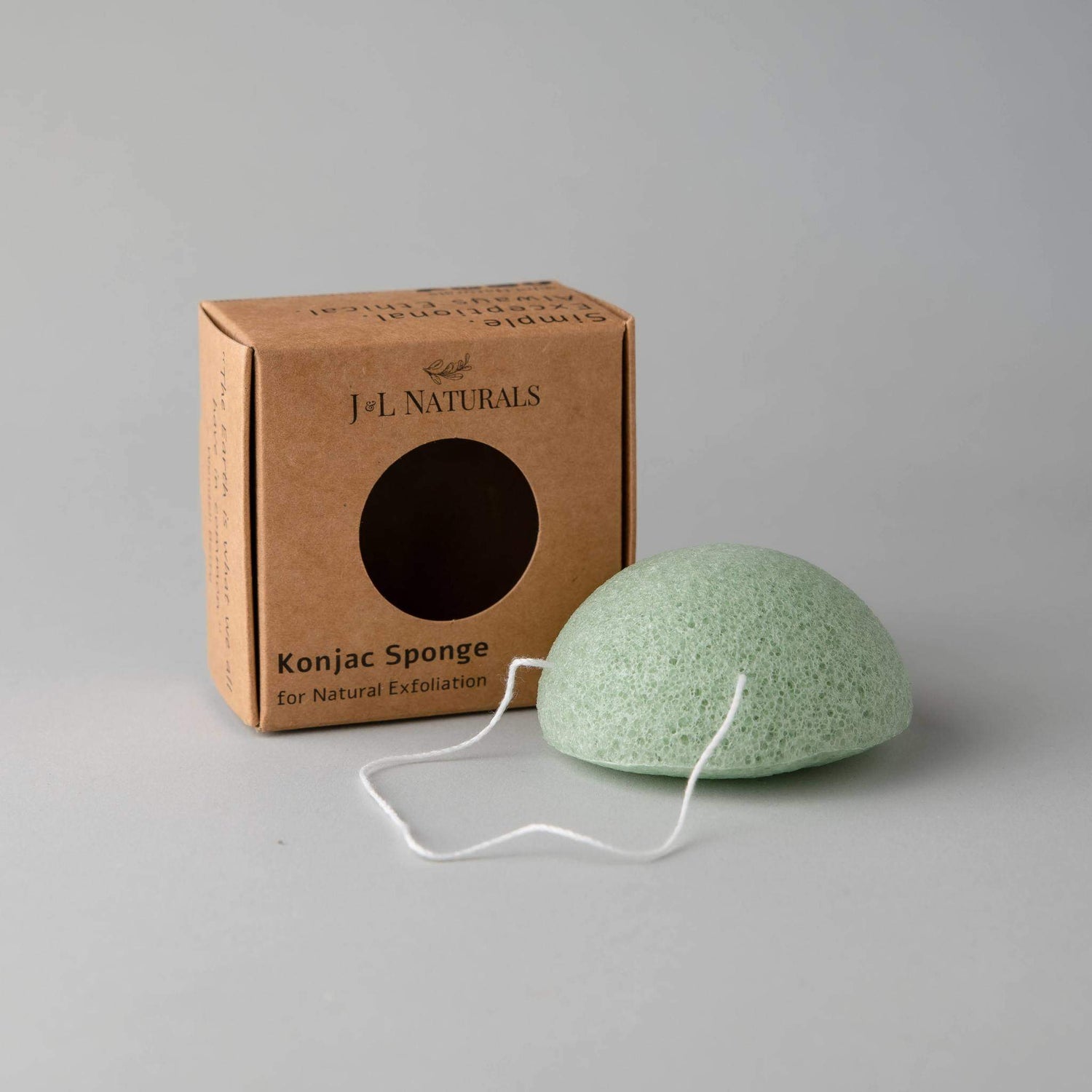 J&amp;L Naturals Konjac Sponge Aloe Vera Konjac Sponge