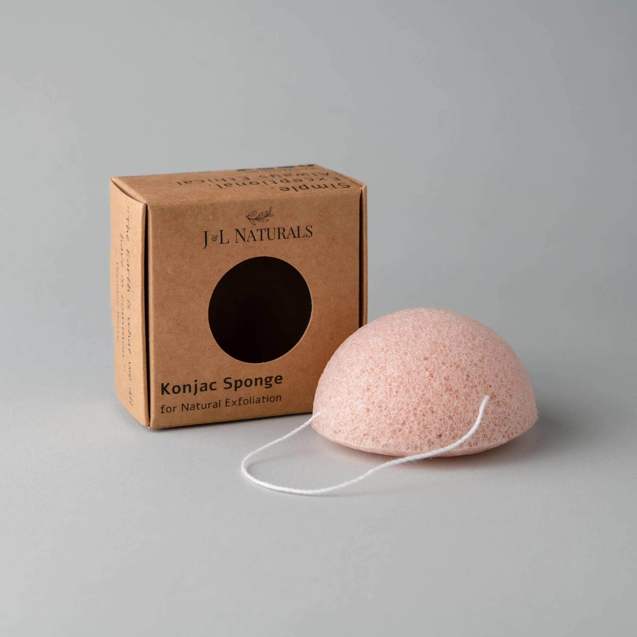 J&amp;L Naturals Konjac Sponge Cherry Blossom Konjac Sponge