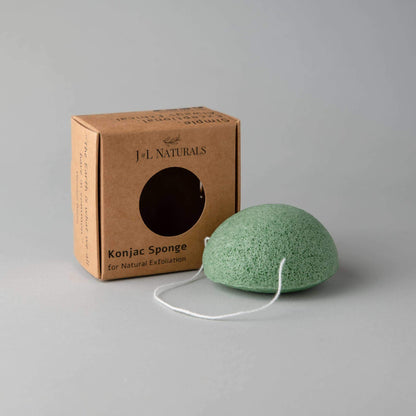 J&amp;L Naturals Konjac Sponge Green Tea Konjac Sponge