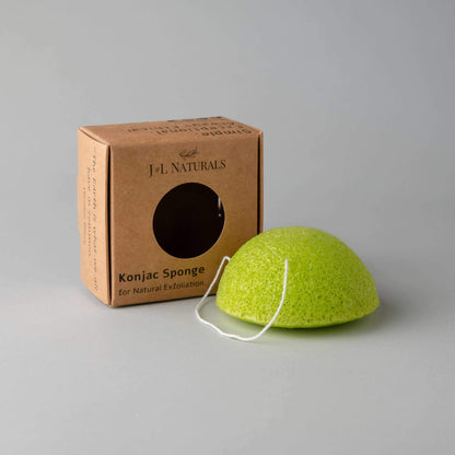 J&amp;L Naturals Konjac Sponge Green Mint Konjac Sponge