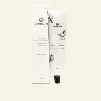 Annmarie Skincare Kaolin Micro Exfoliant tube and packaging on a white background