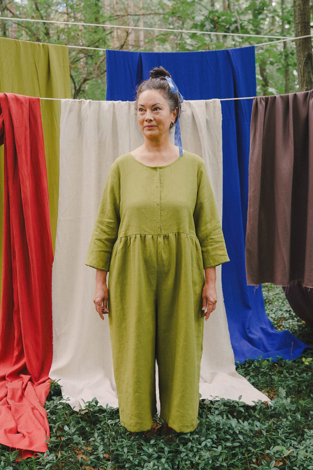 Ranch Jumpsuit in Avocado