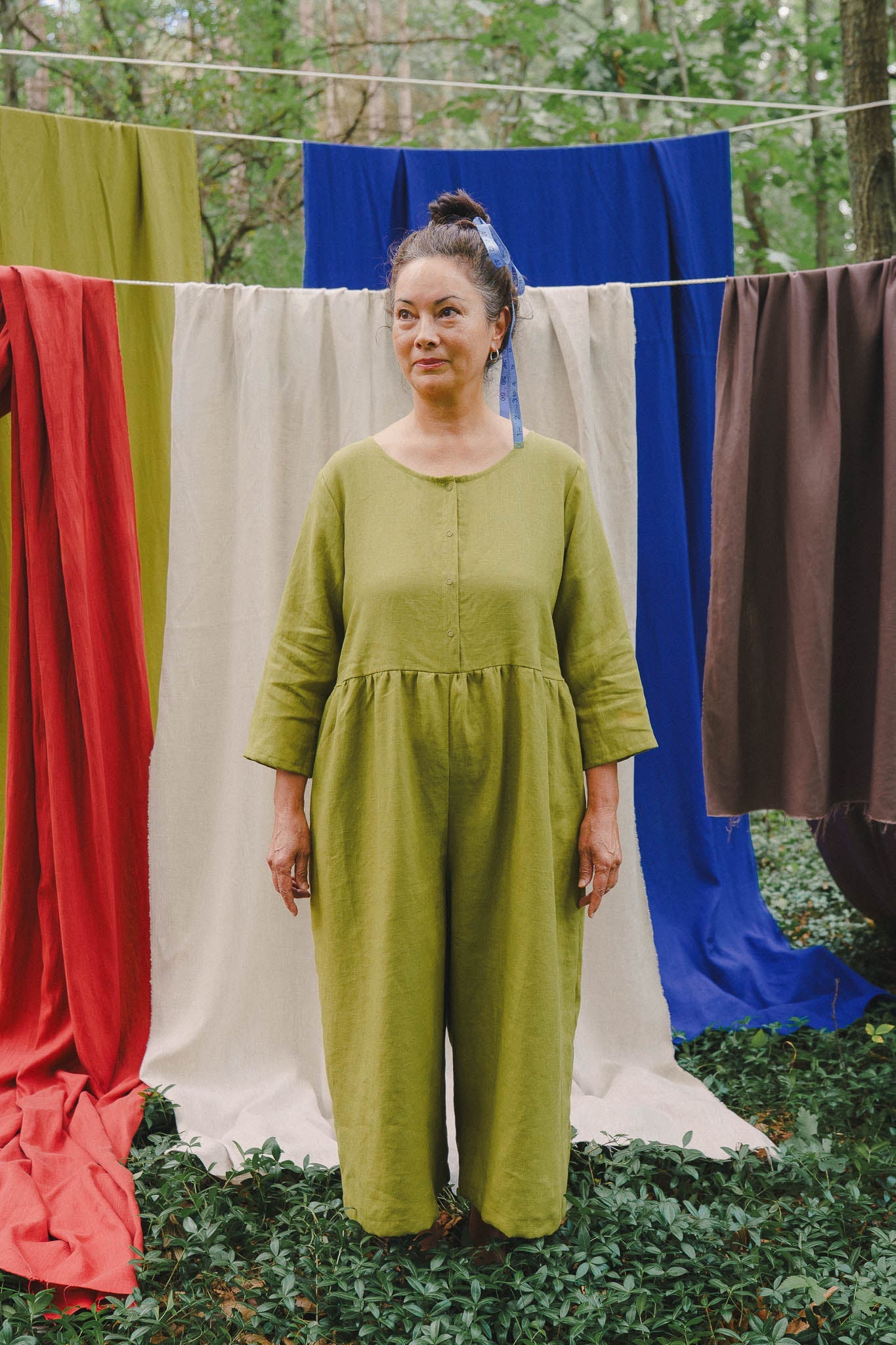 Ranch Jumpsuit in Avocado