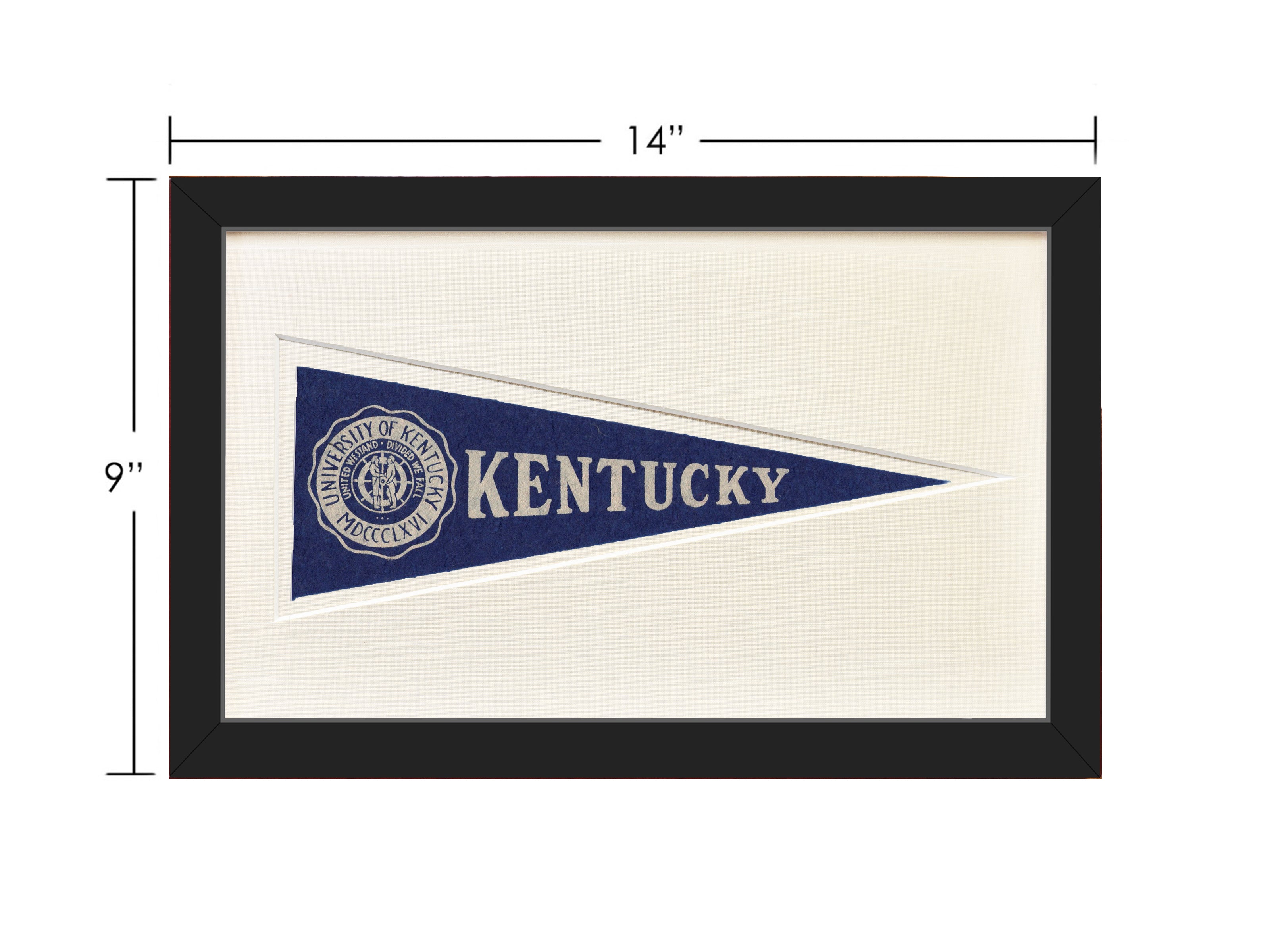 Vintage University of Kentucky Hormel Pennant