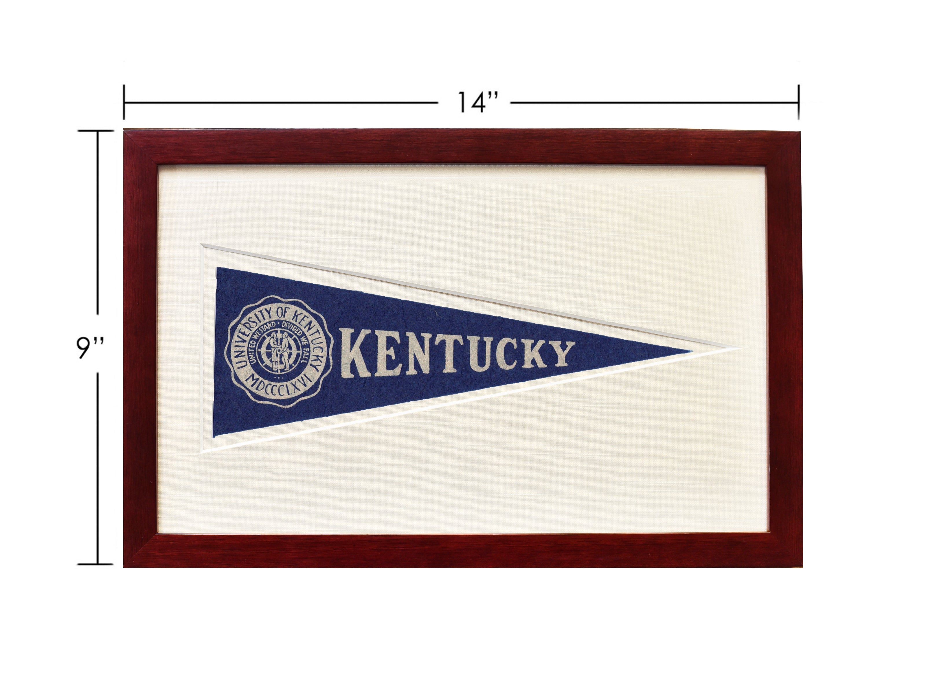Vintage University of Kentucky Hormel Pennant