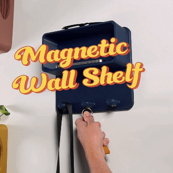 Floating Wall Shelf, Magnetic Key Holder - My American Goods