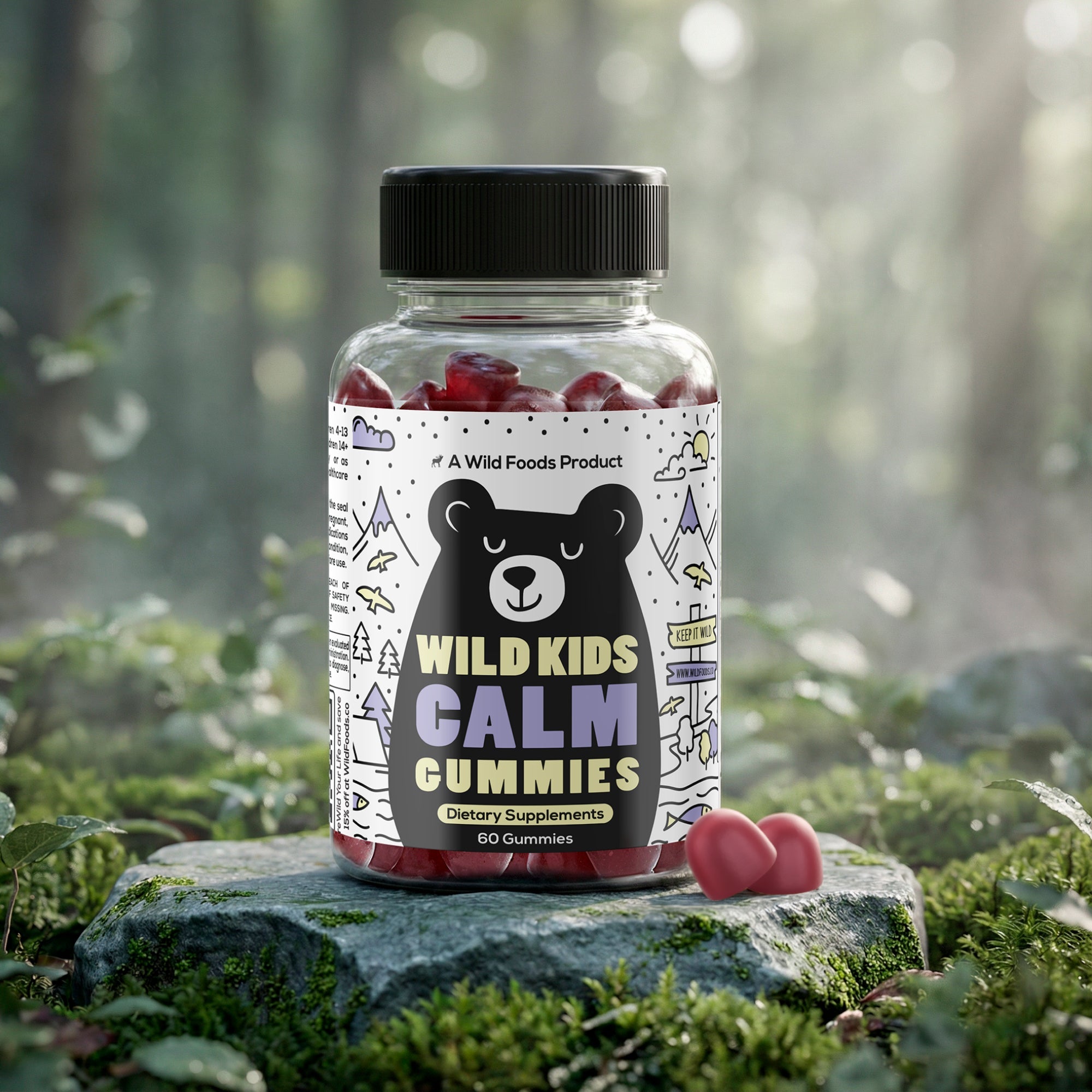 Wild Kids Calm Gummies – Plant-Based Botanical Blend
