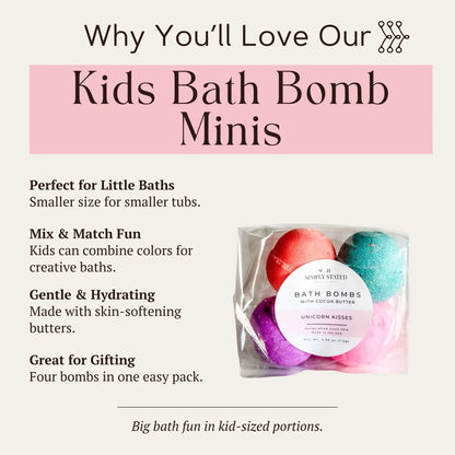 Cotton Candy Bath Bomb Minis (18-count)