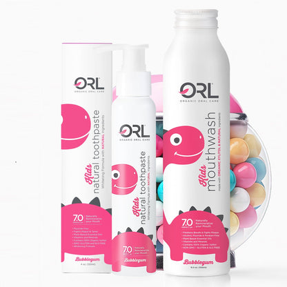 ORL Bundle Kids Bundle - Bubblegum Toothpaste &amp; Mouthwash
