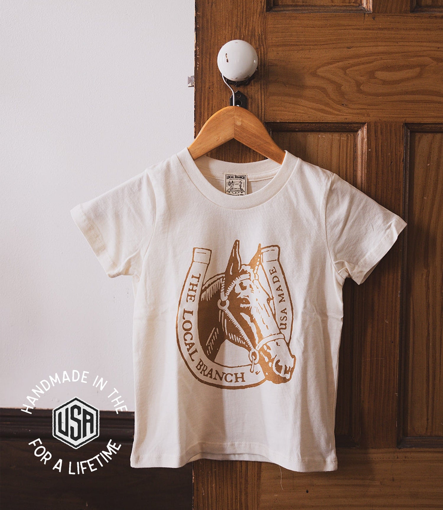 The Local Branch Clothing Horse Kids Tee  - USA Made