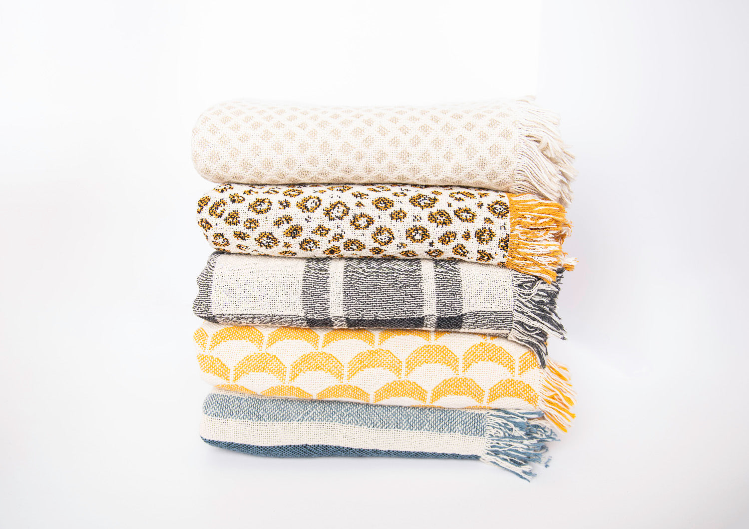 Zola Tawny Leopard Cotton Throw Blanket