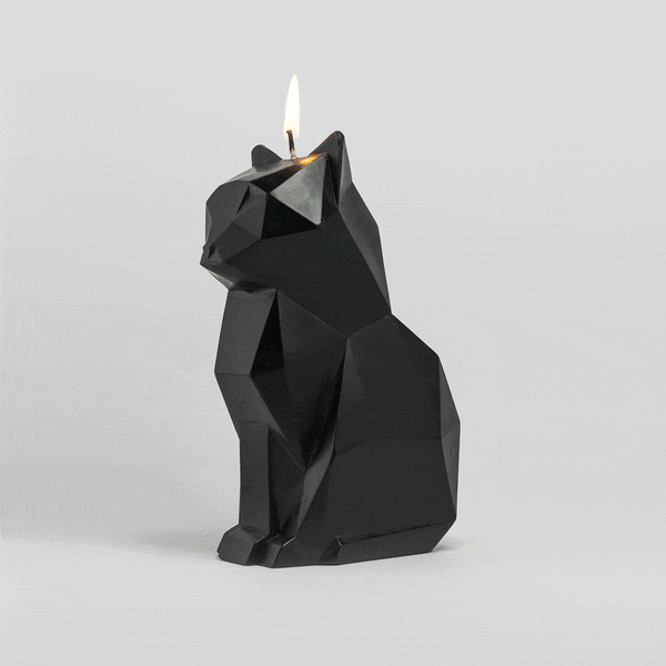 54Celsius PyroPet Kisa (Cat) PyroPet Kisa Cat Candle - Black