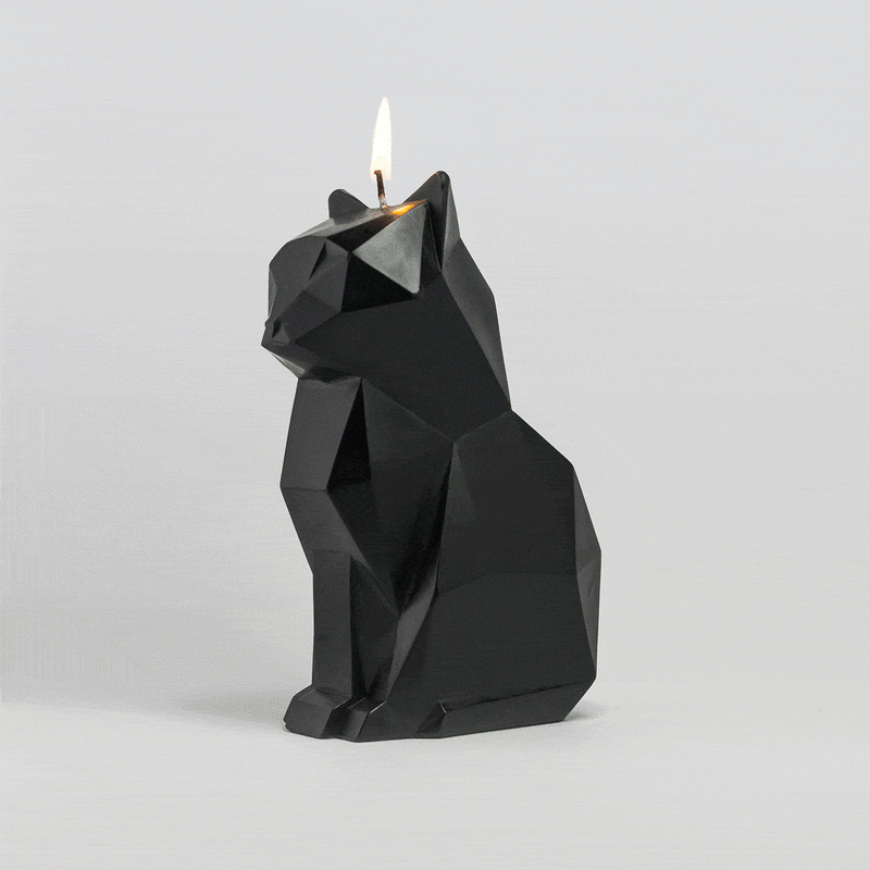 54Celsius PyroPet Kisa (Cat) PyroPet Kisa Cat Candle - Black