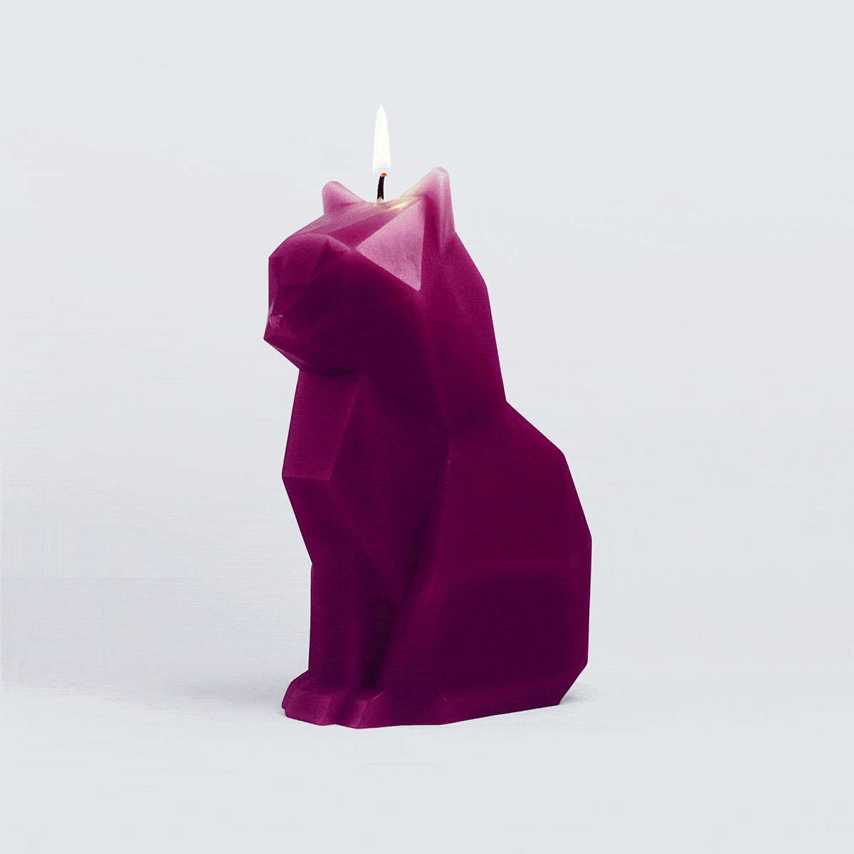 54Celsius PyroPet Kisa (Cat) PyroPet Kisa Cat Candle - Burgundy