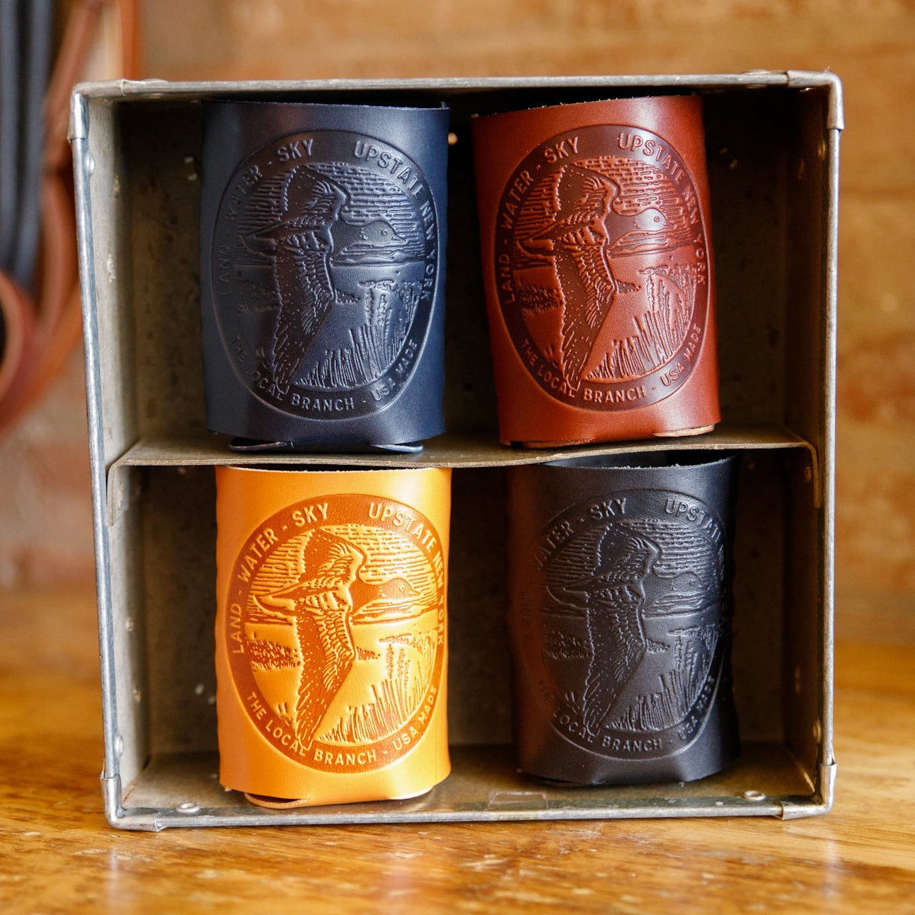 Leather Can Koozie