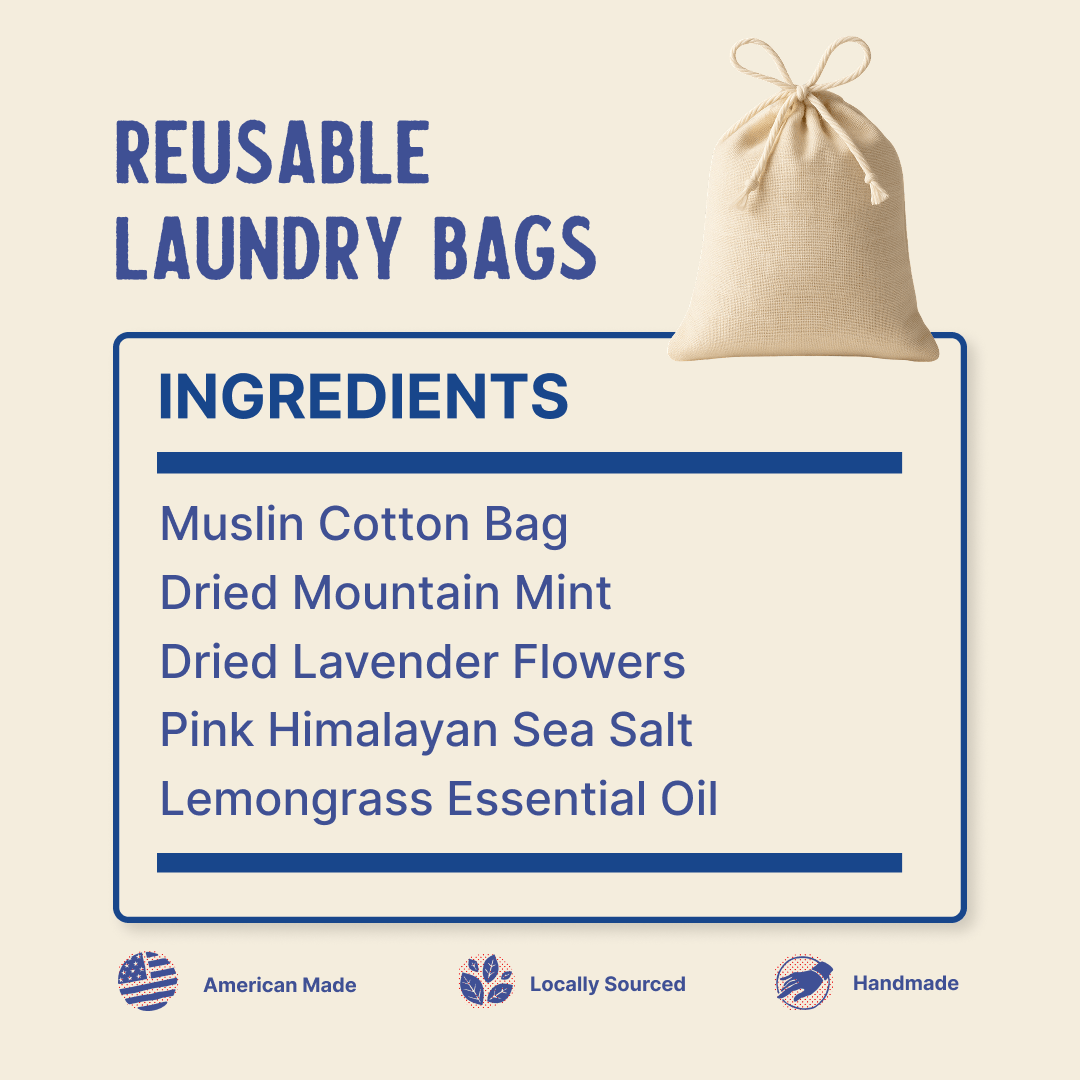 PapaBear Naturals Reusable Laundry Bags (10 Pack)