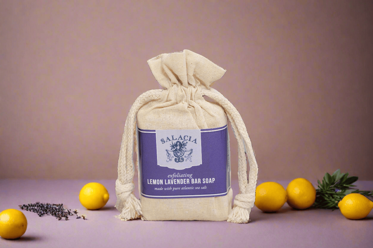 Salacia Salts Bath &amp; Body Lemon Lavender Bar Soap