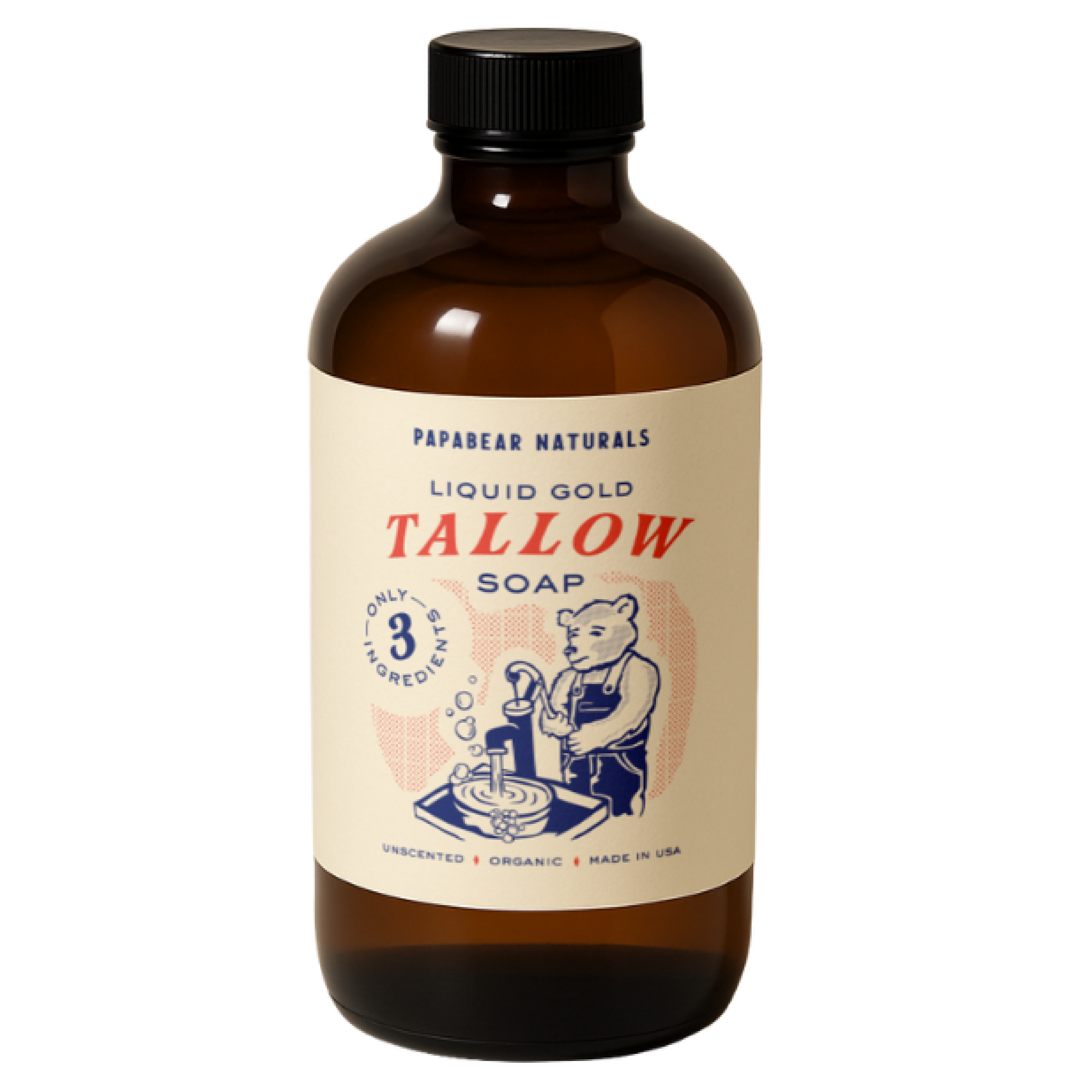 Papabear  Liquid Gold Tallow Soap