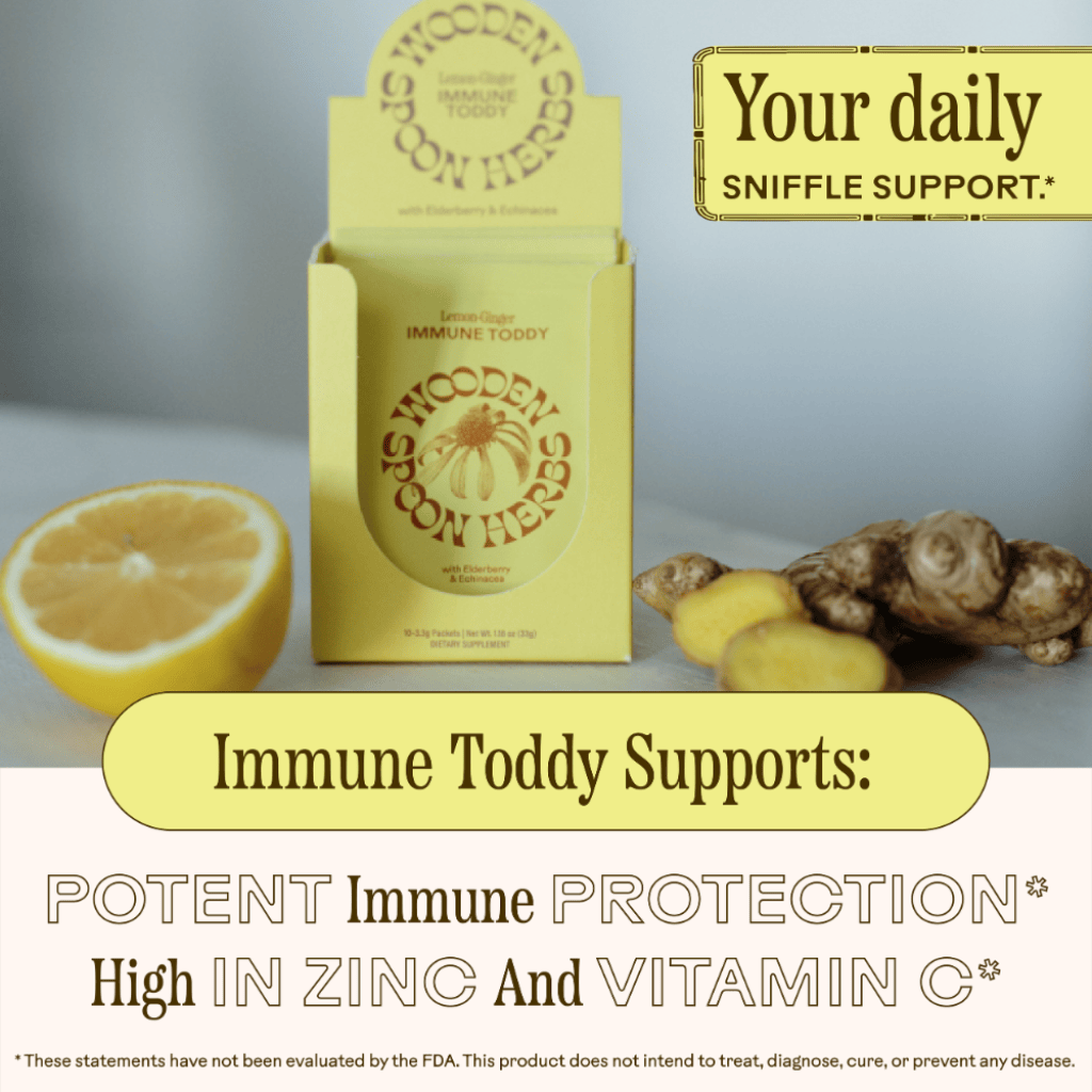 WOODEN SPOON HERBS Powder Lemon-Ginger Immune Toddy