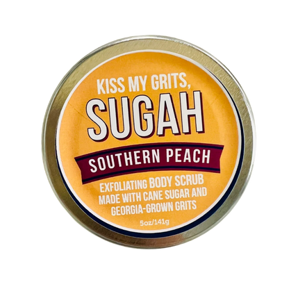 A round metal tin of &