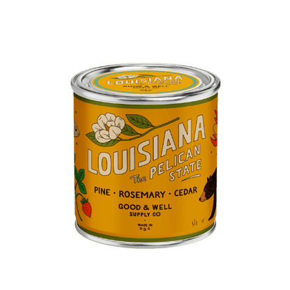 Good &amp; Well Supply Co Candles Half Pint / 8oz / Cotton Wick Louisiana State Candle