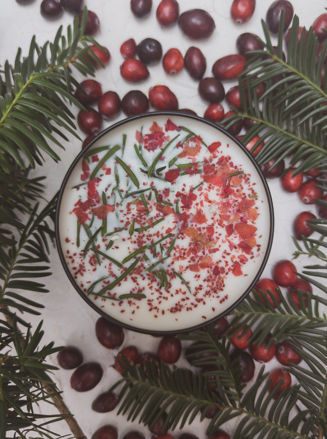 GATHER HERE Cranberry Pine Candle - My American Goods