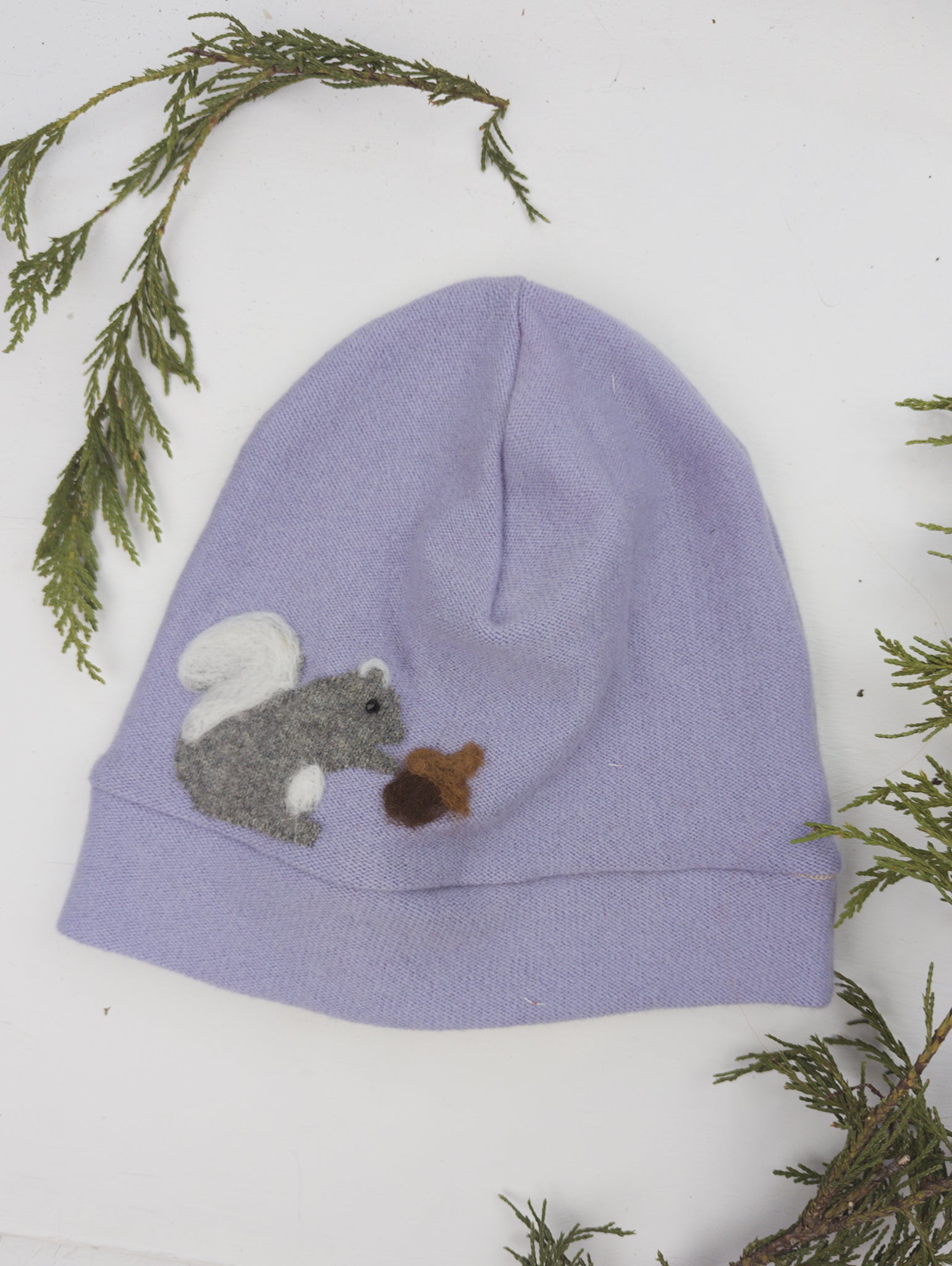 Squirrel Cashmere Hat - Adult - My American Goods