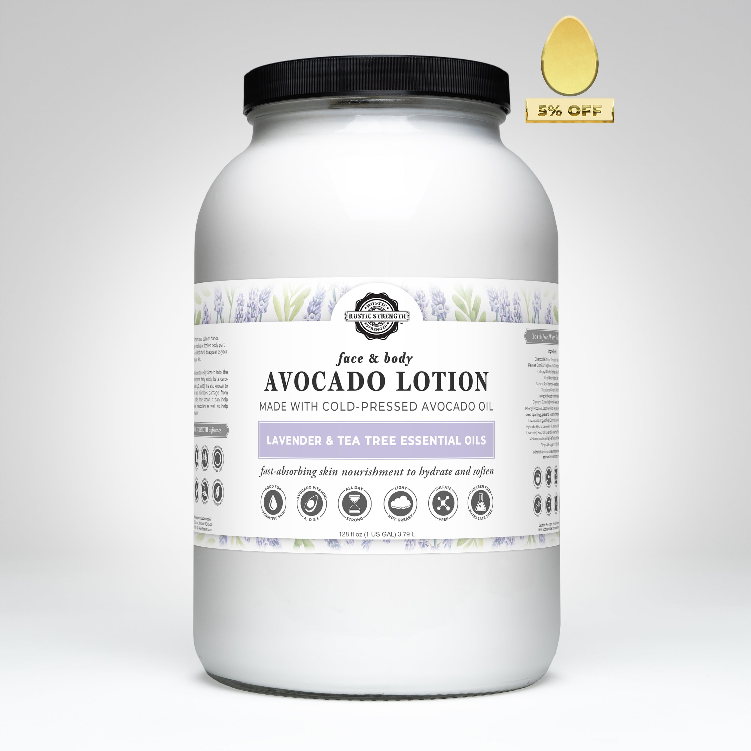 Avocado Lotion | Lavender &amp; Tea Tree