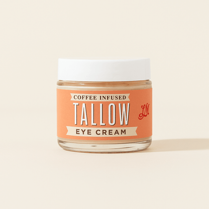 Tallow Eye Cream | Coffee Infused Under Eye Cream 2 oz