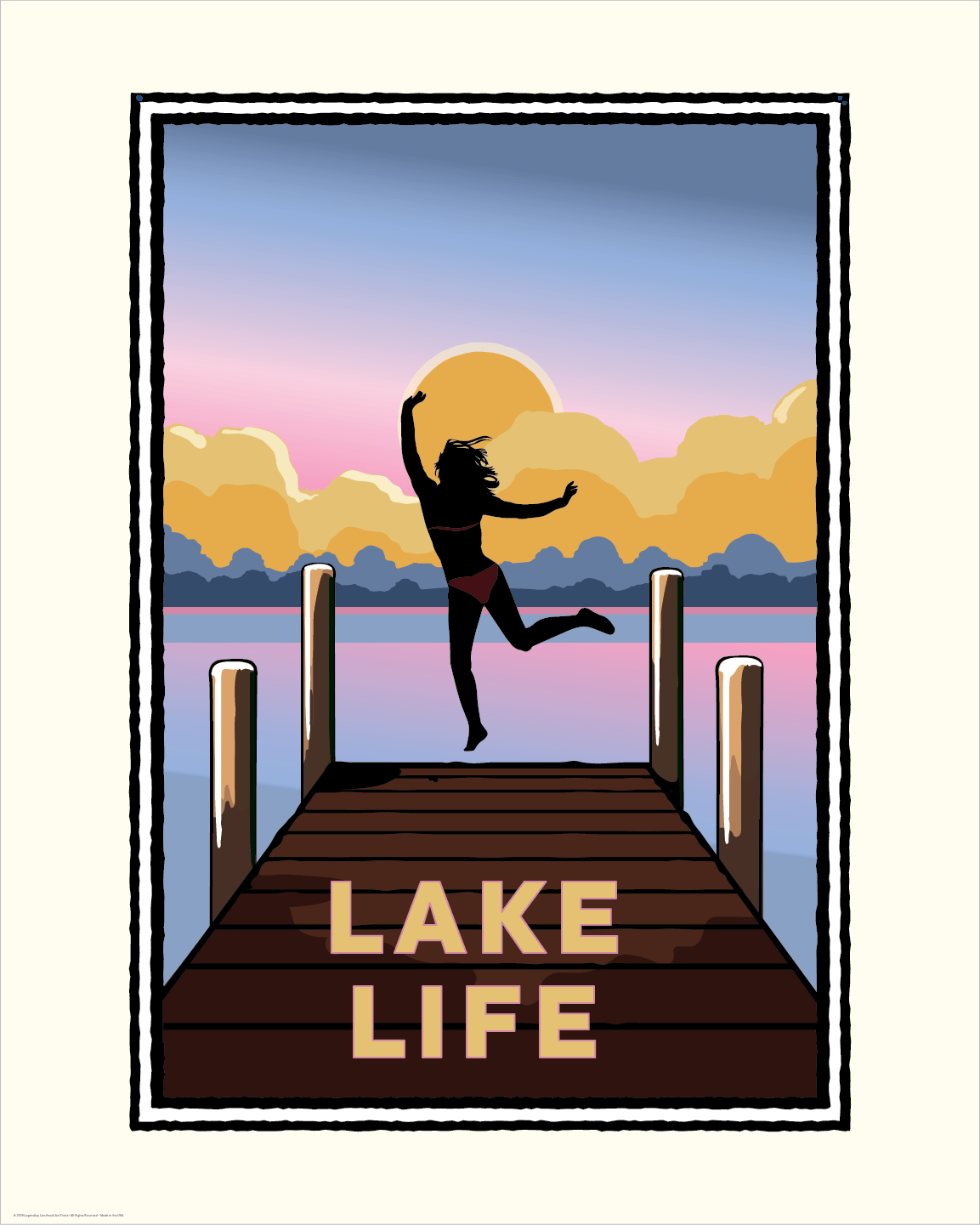 Landmark MN | Lake Life Art Print - My American Goods