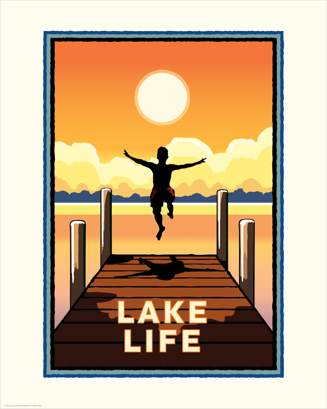 Landmark MN | Lake Life Art Print