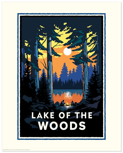 Landmark MN | Lake of the Woods Art Print - My American Goods