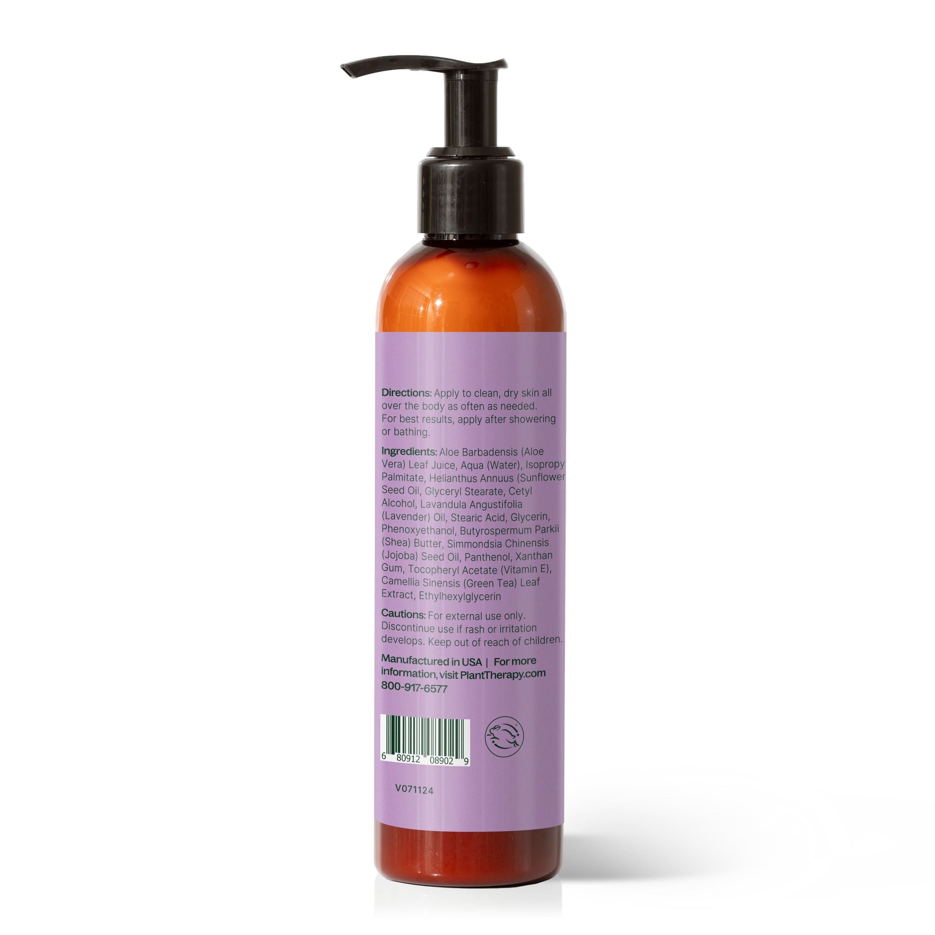 Plant Therapy Body Care 8 oz Lavender Body Lotion with Aloe and Shea