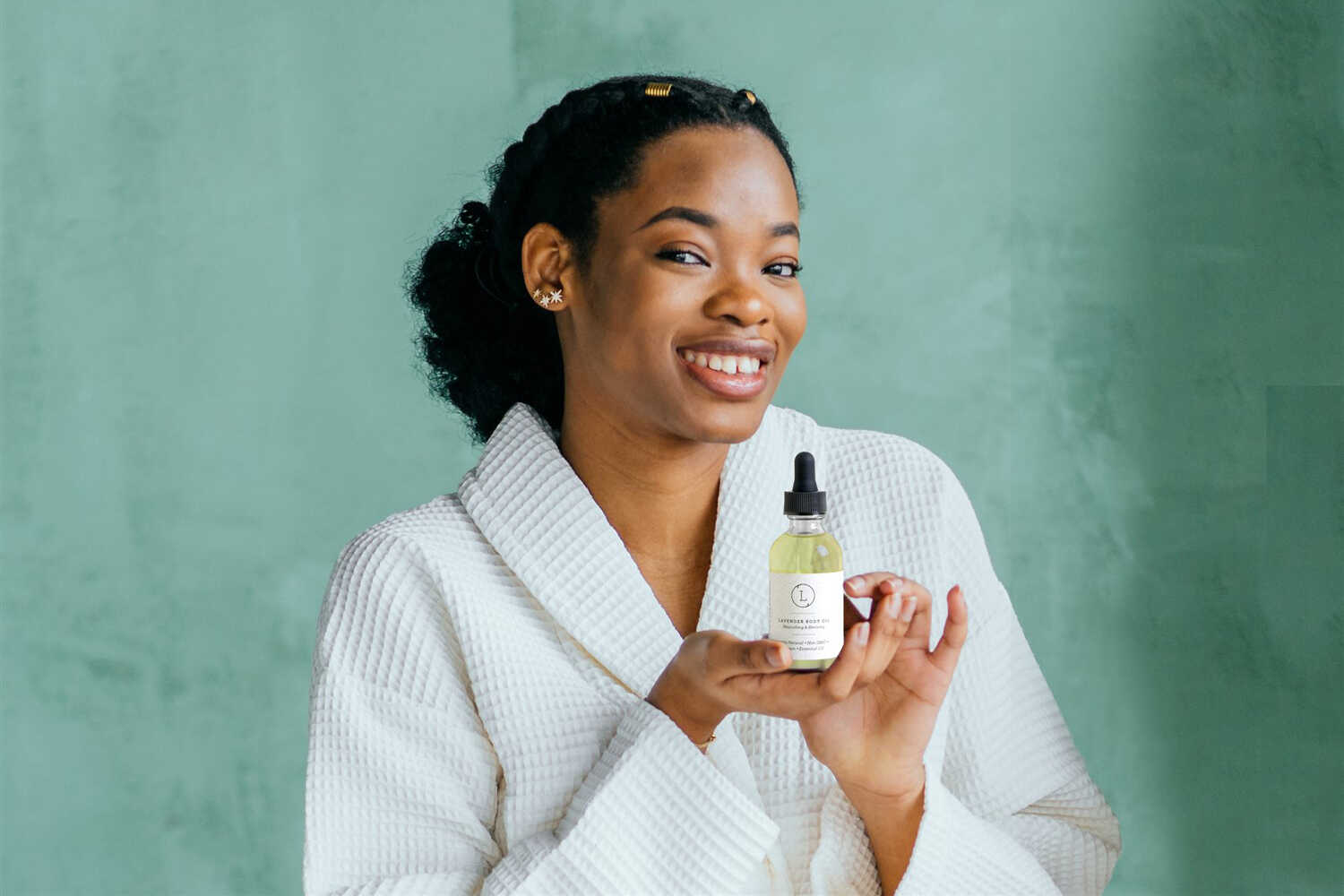 Lizush CREAMS &amp; OILS Lavender Body Oil, Natural Moisturizing Body Oil