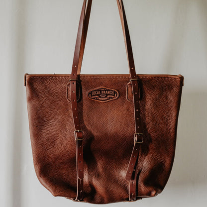 The Local Branch Leather Leather Crossroads Backpack Tote