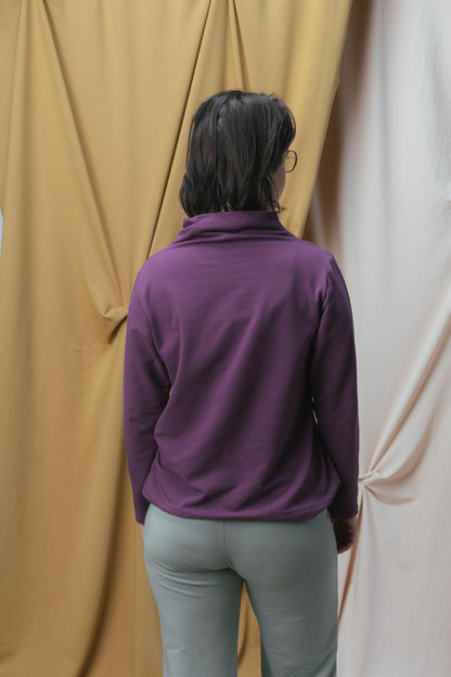 Lillie Top in Plum