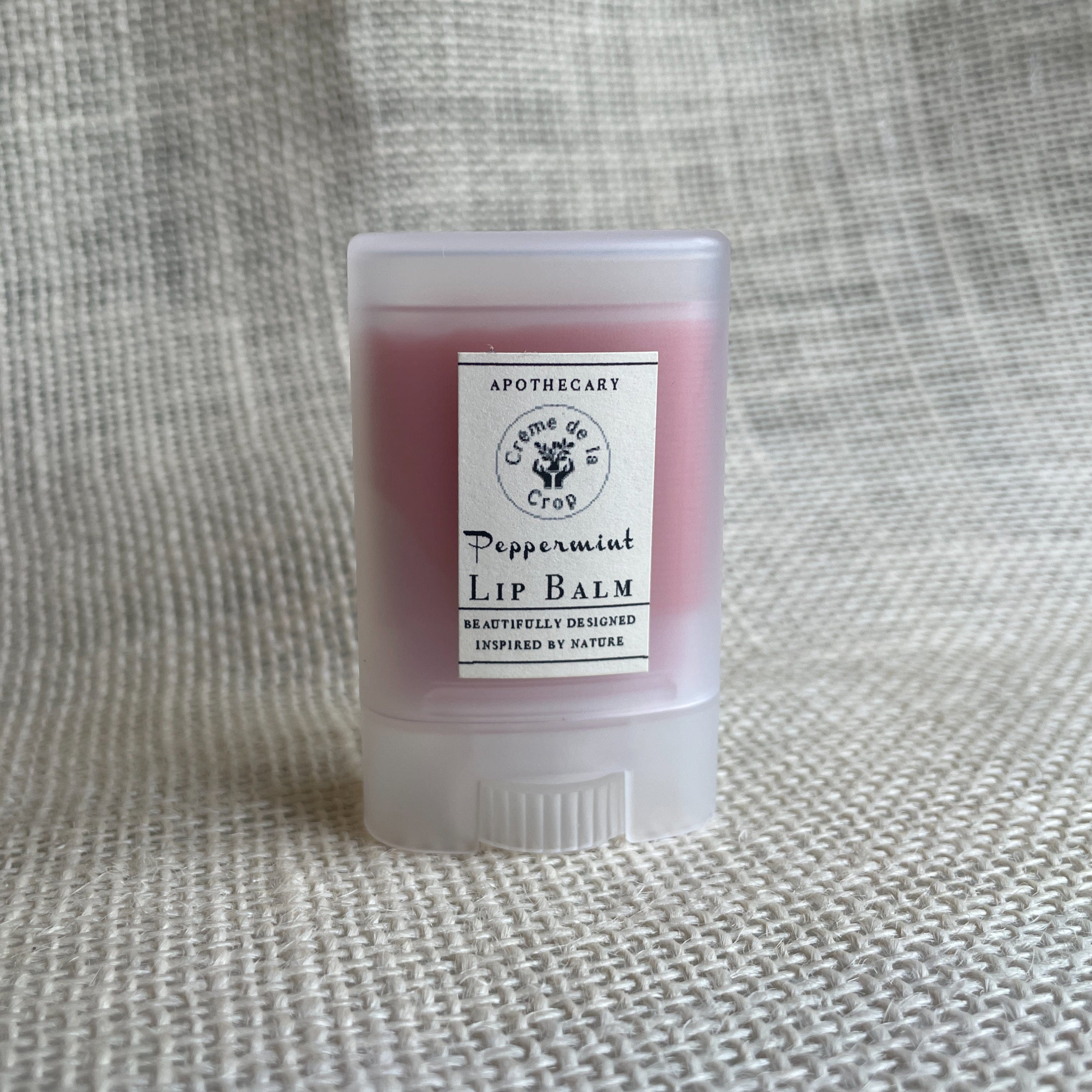 Creme de la Crop Peppermint (tinted) Lip Balms - (Essential Oils)