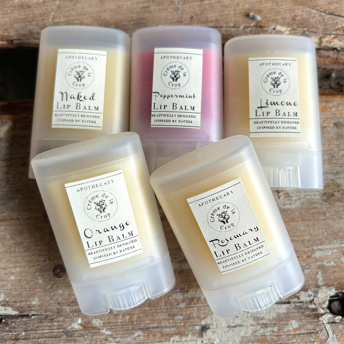 Creme de la Crop Lip Balms - (Essential Oils)