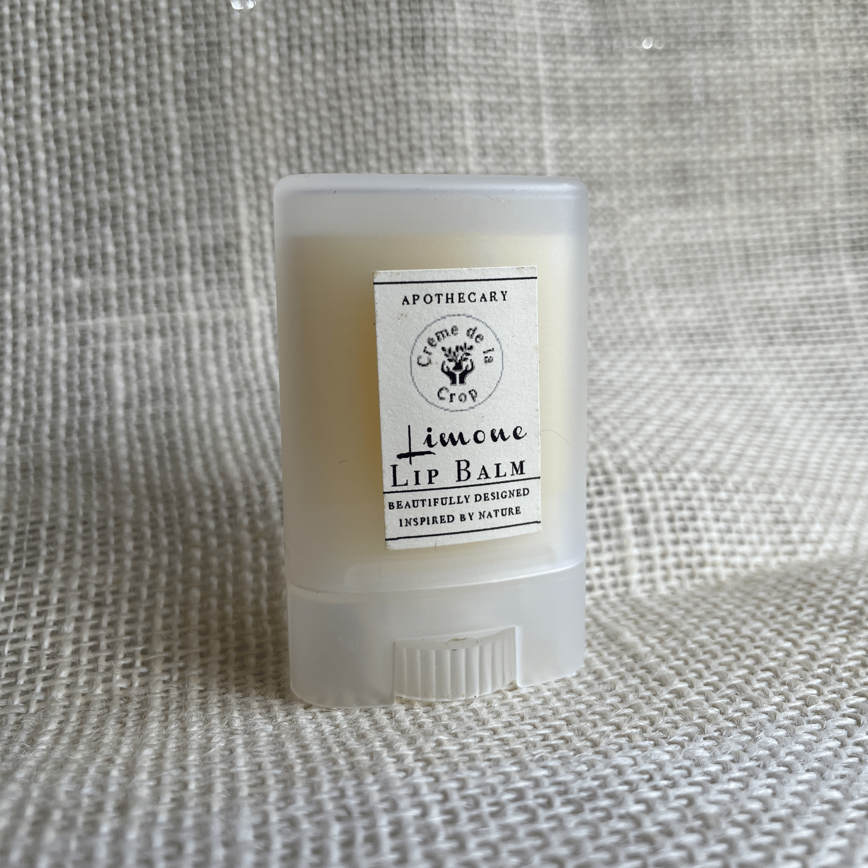 Creme de la Crop Limone Lip Balms - (Essential Oils)