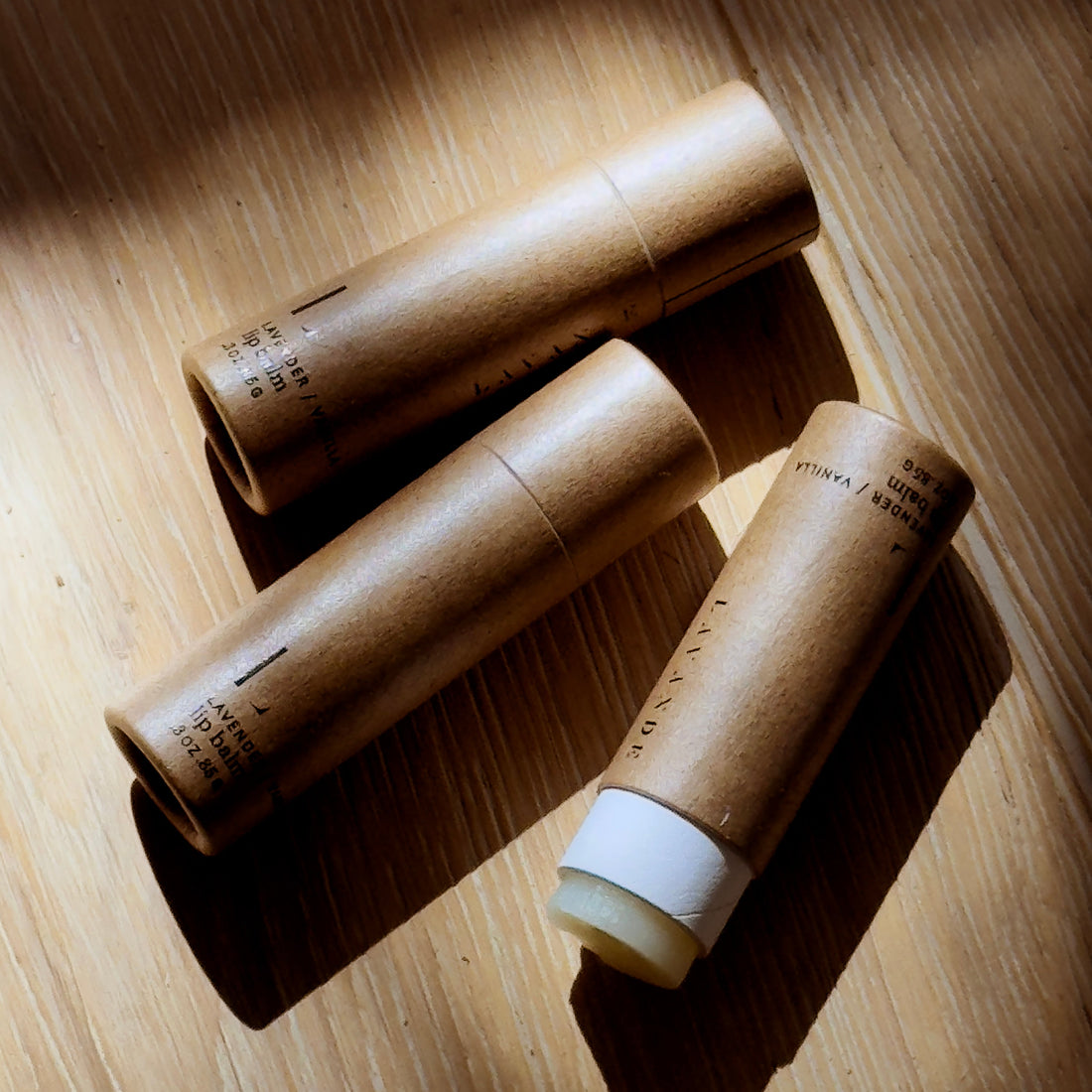 Lavender/Vanilla Lip Balm (one tube, .3 oz.)