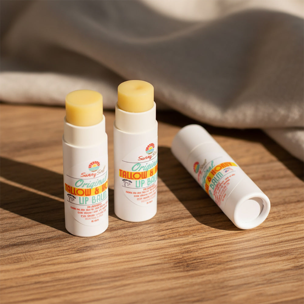 Tallow &amp; Honey Lip Balm (Pack of 3)