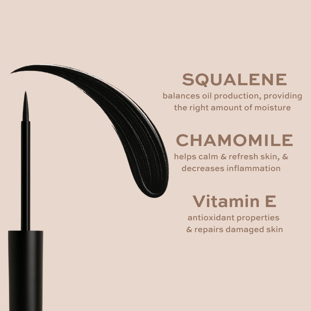 Liquid Eyeliner | organic black - My American Goods