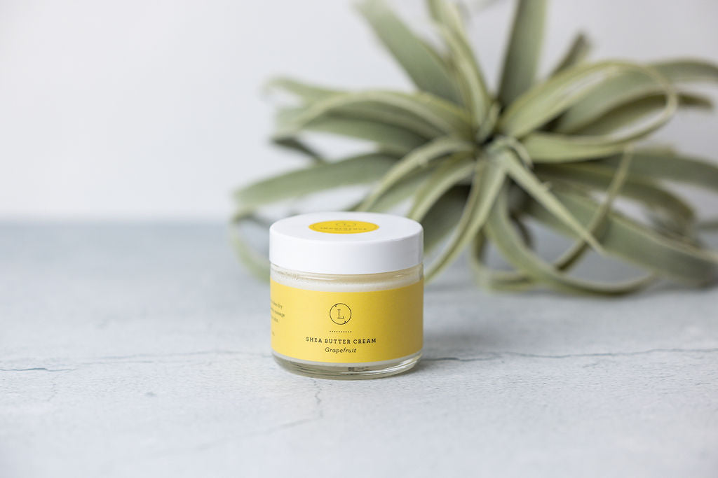 Grapefruit Shea Butter Body Cream, Shea Body Lotion - My American Goods