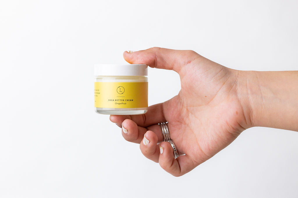 CBD Grapefruit Shea Butter Body Cream with CBD, Shea Body Lotion (THC free) - My American Goods