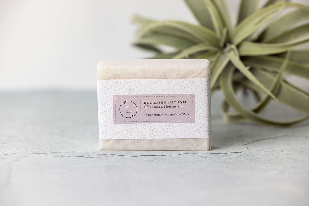 2x Himalayan Salt Soap Bar, Natural Unscented Soap, Vegan Handmade Soap - My American Goods