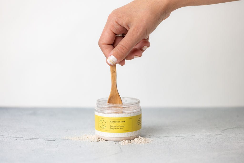 Lizush BODY SCRUBS Natural Clay Facial Mask, Exfoliating Mask, Glowing skin Mask